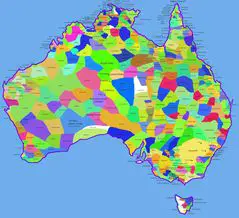 Cities Map Australia