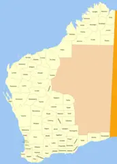 Cities Map of Western Australia