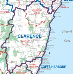 City Map Clarence
