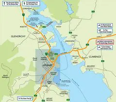 City Map Hobart
