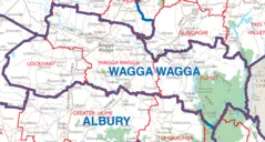 City Map Wagga Wagga