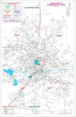 City Map of Hyderabad