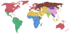 Clash of Civilizations World Map