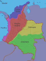 Colombia (regiones Naturales)