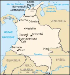 Colombie Carte