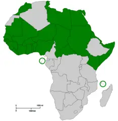 Community of Sahel Saharan States Map