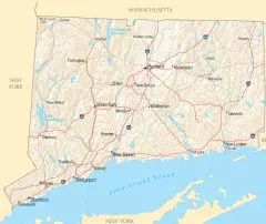 Connecticut Reference Map