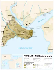 Constantinople Map German