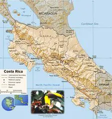 Costa Rica Map 1