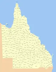 Counties Map of Queensland