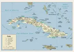 Cuba Political Map