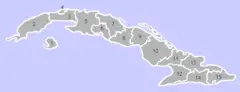 Cuba Provinces Base W Nr