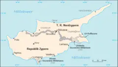 Cyprus Administration Map German