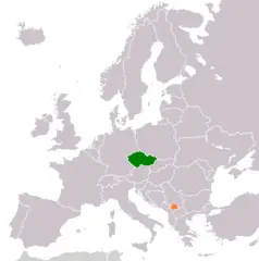 Czech Republic Kosovo Locator
