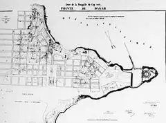 Dakar Map Plan 1863