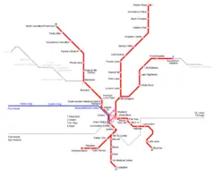 Dallas Metro Map