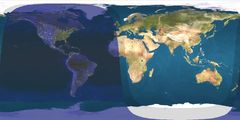 Daylight Map, Nonscientific (0600 Utc)