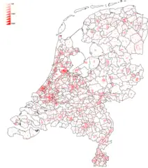 Density Netherlands 2007