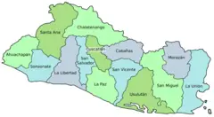 Departments of El Salvador Named