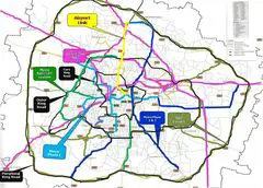 Detailed Road Map Bangalore