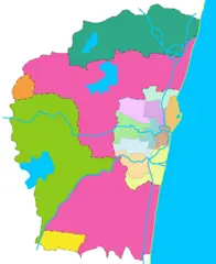 Districts Map of Chennai
