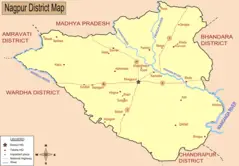 Districts Map of Nagpur