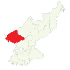 Divisions of North Korea (en) N Pyongan Clear