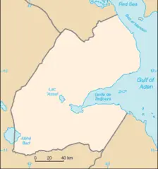 Djbouti Map Blank