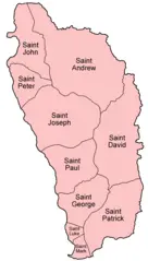 Dominica Parishes English