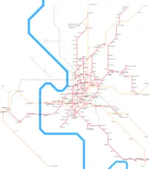 Duesseldorf Metro Map