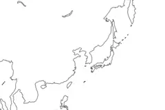 East Asia Map Blank