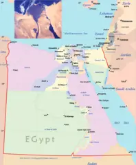 Egypt Political Map