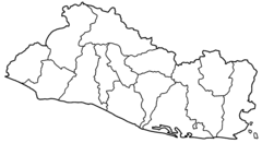 El Salvador Departments Blank