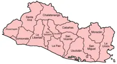 El Salvador Departments Named