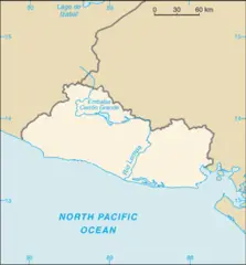 El Salvador Map Blank