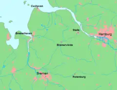 Elbe Weser Dreieck