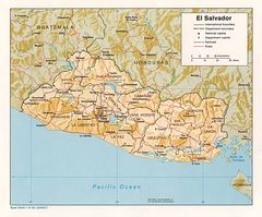 Elsalvador Relief Map