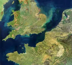 England Satellite Image