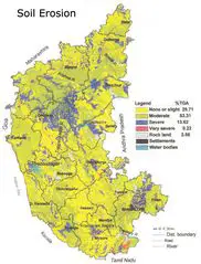 Erosion Map Karnataka