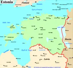 Estonia Map