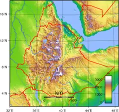 Ethiopia Topography
