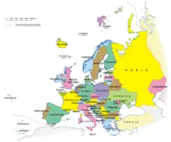 Europa Mapa Polityczna