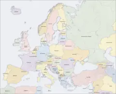 Europe Countries Map It