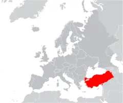 Europe Location Turkey