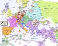 Europe Map 1600