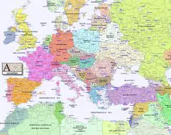 Europe Map 2000