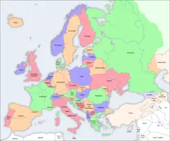 Europe Map De 2