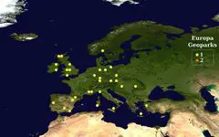 European Geoparks Map