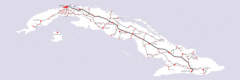 Ferrocarriles De Cuba Map