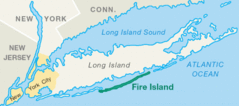 Fire Island Ny Usa Location Map 01